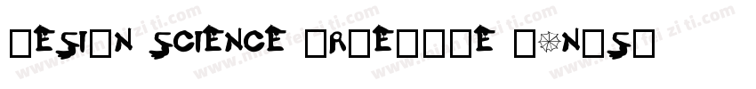 design science truetype fonts字体转换